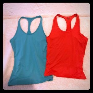 2 Nike Tanks and Calvin Klein Workout Capri
